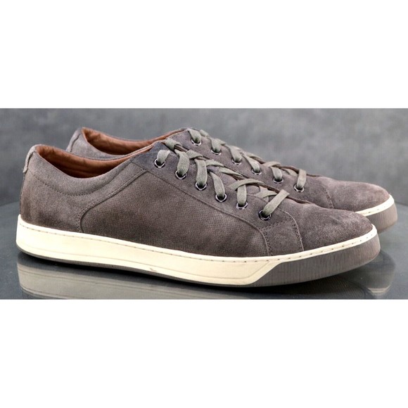 Johnston & Murphy Women's Sneakers Shoes Size 10.5 Nubuck Leather Olive Green - Picture 4 of 12